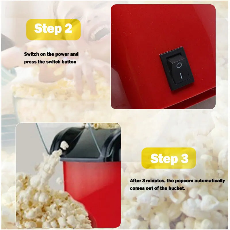 Portable Electric Popcorn Machine