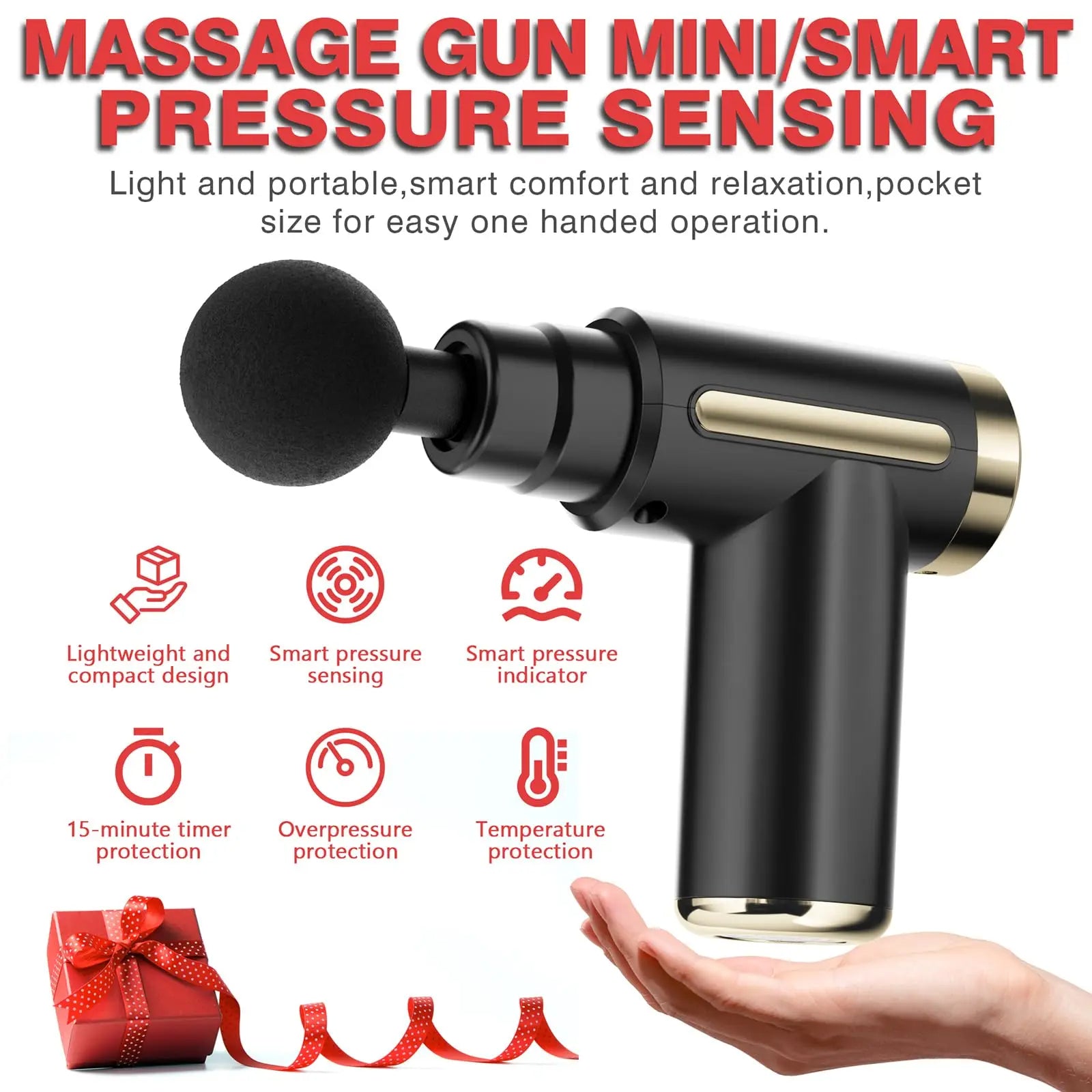 4in1 Rechargeable 6 Modes Gun Massager