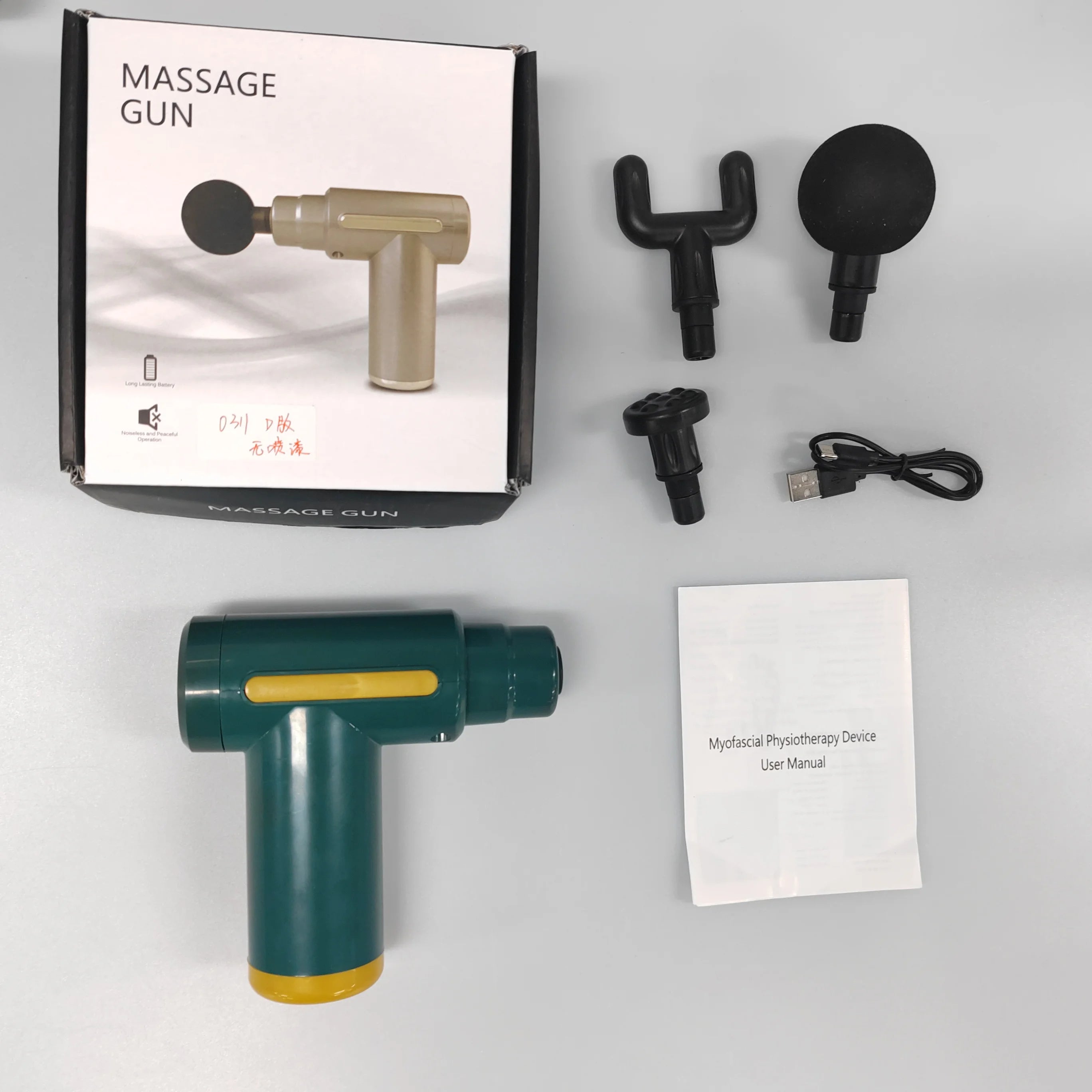 4in1 Rechargeable 6 Modes Gun Massager