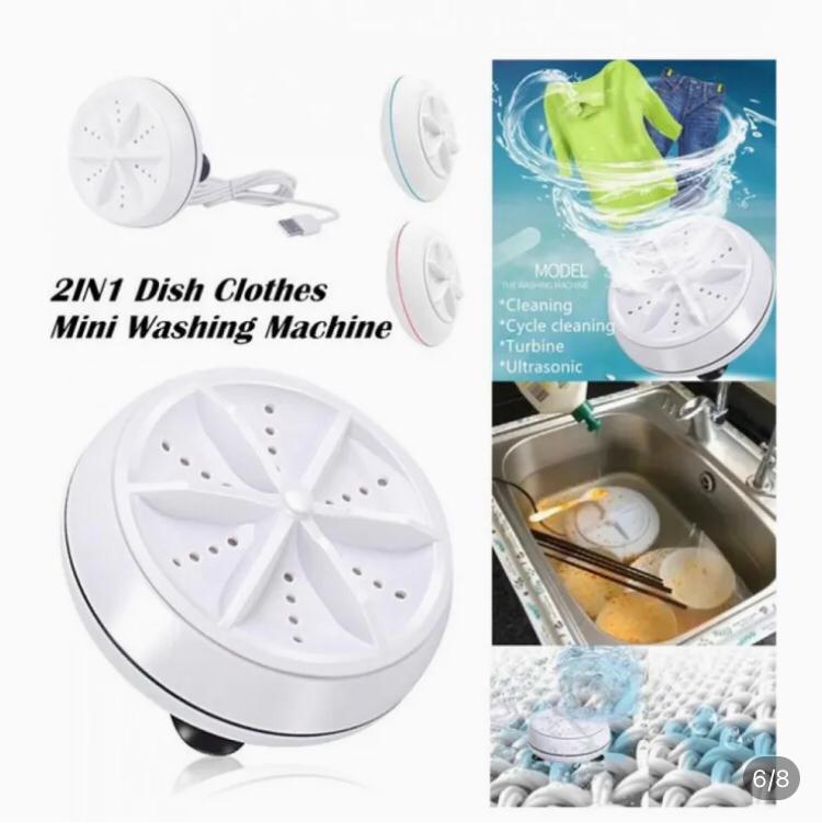 MINI PORTABLE  TURBINE WASHING MACHINE | USB POWERED FOR TRAVEL