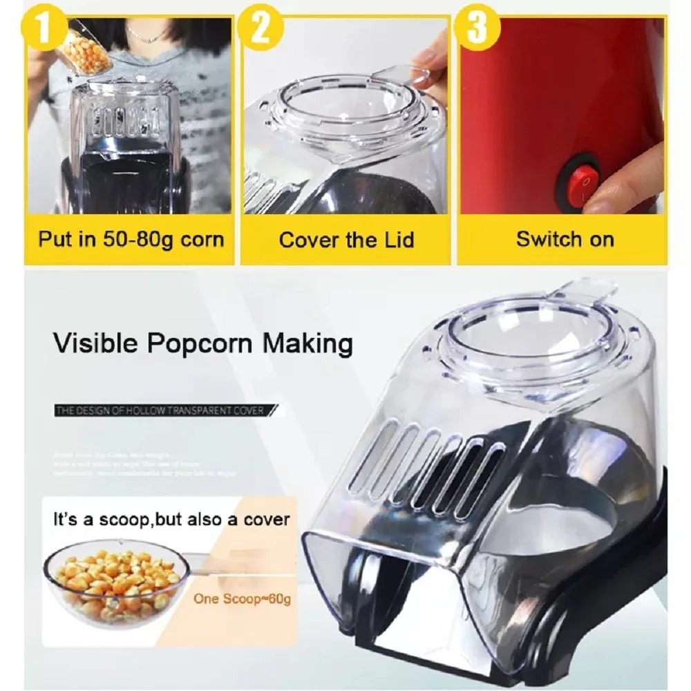 Portable Electric Popcorn Machine