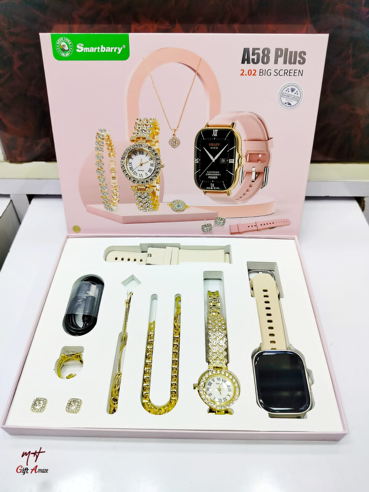 ⌚️ A58 plus SMART WATCH SET