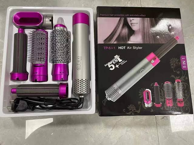 5 in 1 Multifunctional Hair Dryer Styling Straightener and Dryer Tool