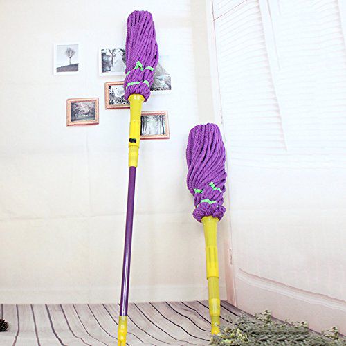 New Lock Design Collapsible Twister MicroFiber Mop ( Random Color )